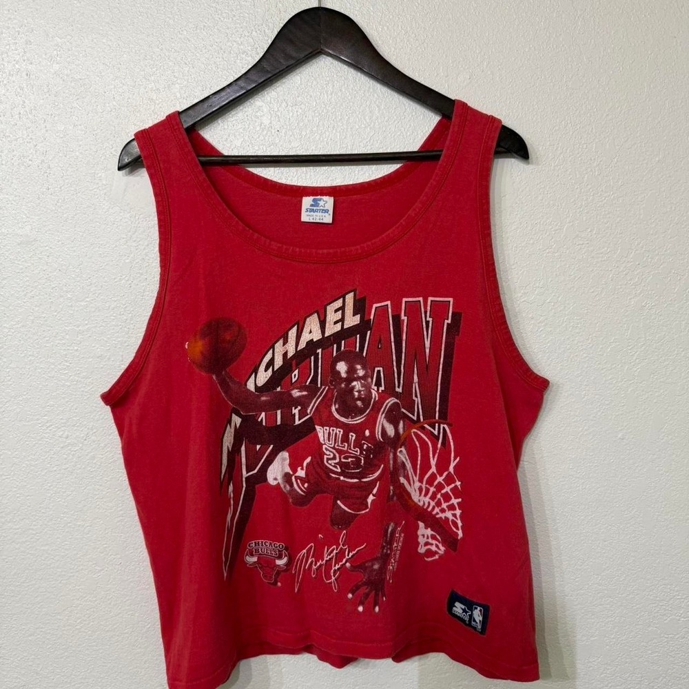 1990 Michael Jordan starter tang top size large